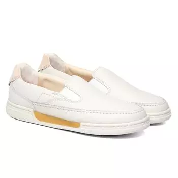 Женские мокасины Clarks, белые