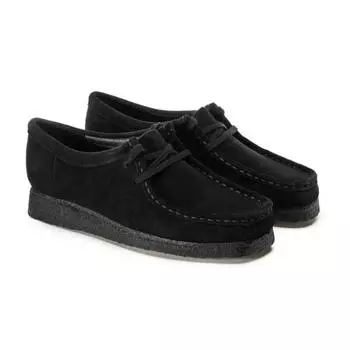 Женские полуботинки Clarks(Wallabee. 26133298), черные