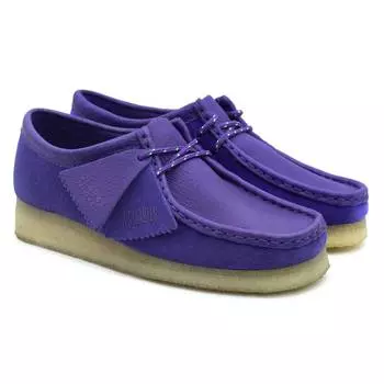 Женские полуботинки Clarks(Wallabee. 26151236), фиолетовые