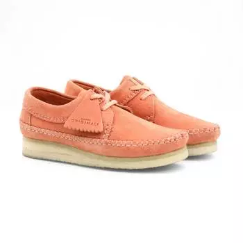Женские полуботинки Clarks(Weaver. 26140897), коралловые