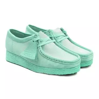 Женские полуботинки Clarks, зеленые