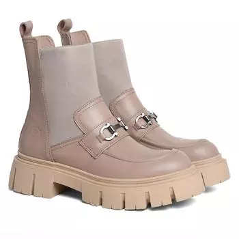 Женские полусапоги Bugatti, бежевые