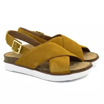 Женские сандалии Clarks, коричневые