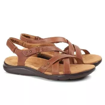 Женские сандалии Clarks, коричневые