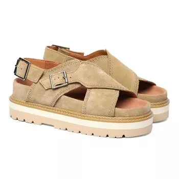 Женские сандалии Clarks, песочные