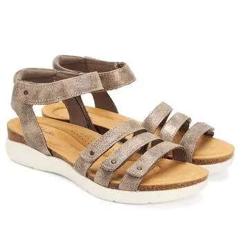 Женские сандалии Clarks, серые