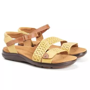 Женские сандалии Clarks, желтые