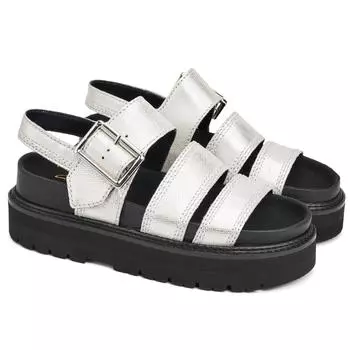 Женские сандалии Женщины, серебряные