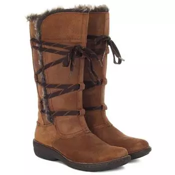 Женские сапоги Clarks, коричневые