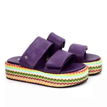 Женские сланцы Blauer, фиолетовые