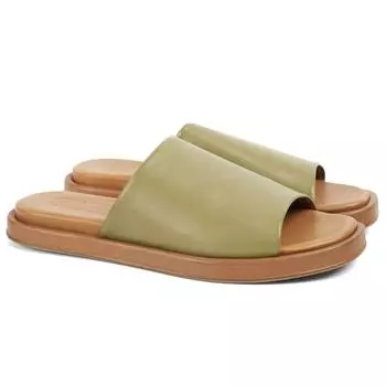 Женские сланцы Clarks, зеленые