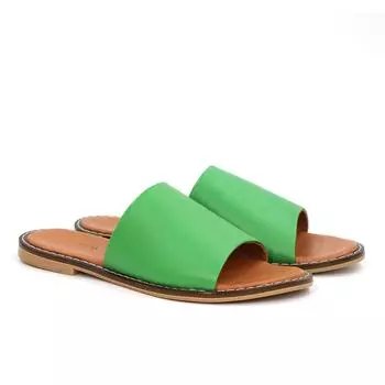 Женские сланцы Closed, зеленые