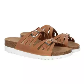 Женские сланцы SCHOLL, коньячные