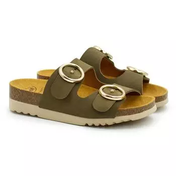 Женские сланцы SCHOLL, оливковые