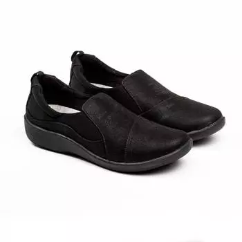 Женские слипоны Clarks, черные