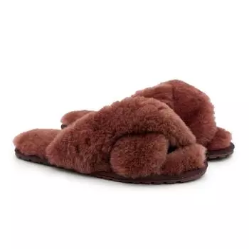 Женские тапочки EMU Australia, бордовые