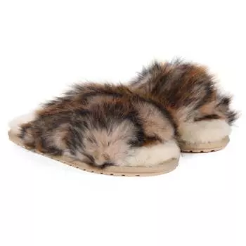 Женские тапочки EMU Australia, коричневые