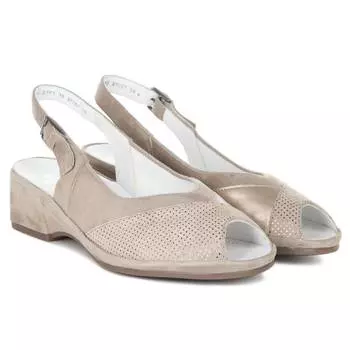 Женские туфли с открытым мыском/открытой пяткой ARA(Ruegen 12-37057-08), бежевые