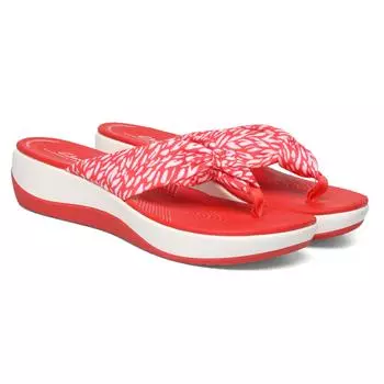 Женские вьетнамки Clarks, красные