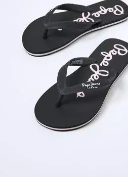 Женские вьетнамки Pepe Jeans London (BAY BEACH BRAND W s_PLS70124), черные