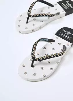 Женские вьетнамки Pepe Jeans London, черные