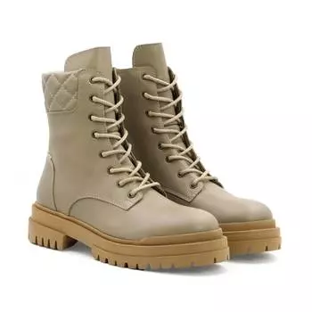 Женские высокие ботинки Bullboxer, бежевые