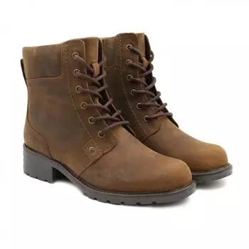 Женские высокие ботинки Clarks, коричневые