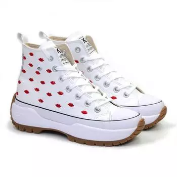 Женские высокие кеды British Knights, белые