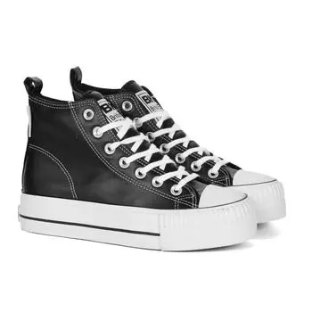 Женские высокие кеды British Knights, черные