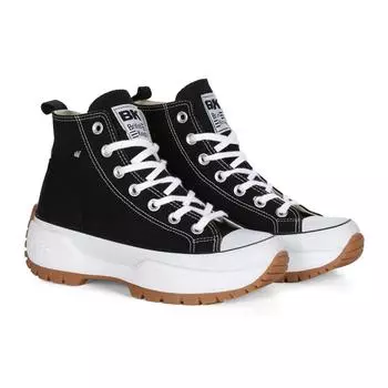 Женские высокие кеды British Knights, черные