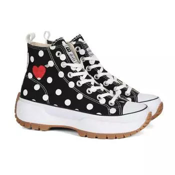 Женские высокие кеды British Knights, черные