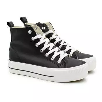 Женские высокие кеды British Knights, черные