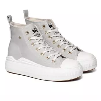 Женские высокие кеды British Knights, серые