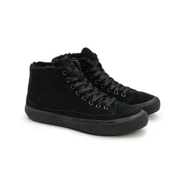 Женские высокие кеды Clarks (Aceley Zip Hi 26161465), черные