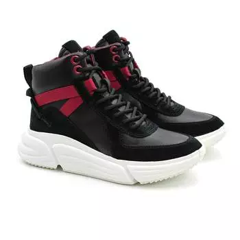 Женские высокие кроссовки Clarks, черные