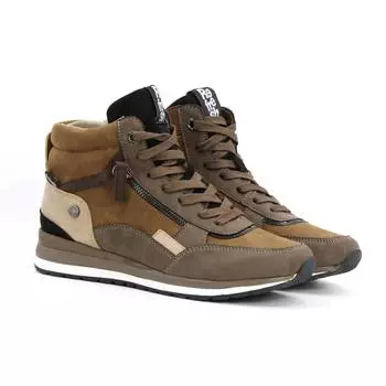 Женские высокие кроссовки REFRESH, коньячные