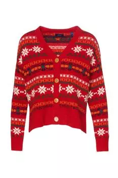 Женский кардиган Gant, красный