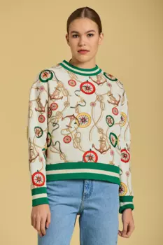 Женский свитшот Gant, мультиколор