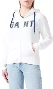 Женское худи Gant, белое