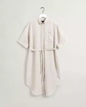 Женское платье рубашка Gant, бежевое
