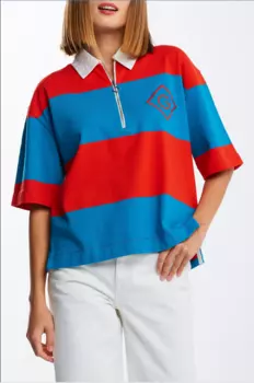 Женское поло Gant, красное