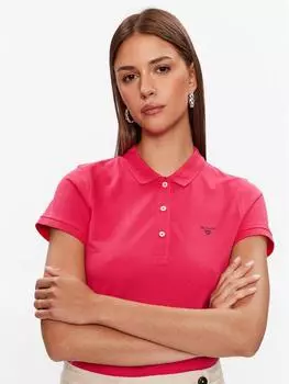 Женское поло Gant, розовое