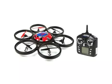Гексакоптер WLtoys V323 с FPV (Красно-синий)