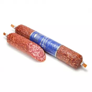 Колбаса КМК сырокопченая 200гр. (Монблан)