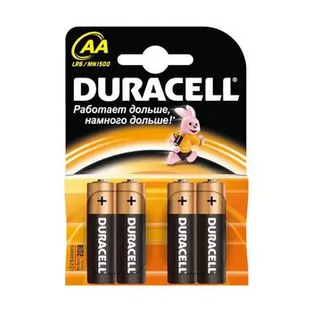 Комплект батареек Duracell (4 шт)