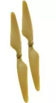 Комплект пропеллеров для Hubsan H501 В (золото)