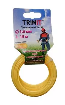 Леска для триммера "Круг" 15 метров (1,6)
