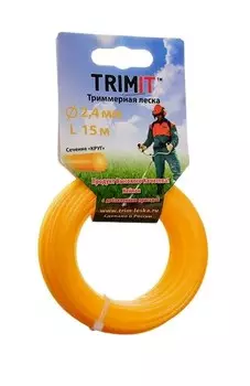 Леска для триммера "Круг" 15 метров (2,4)