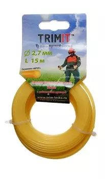 Леска для триммера "Круг" 15 метров (2,7)