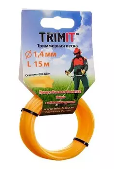 Леска для триммера "Звезда" 15 метров (1,4)